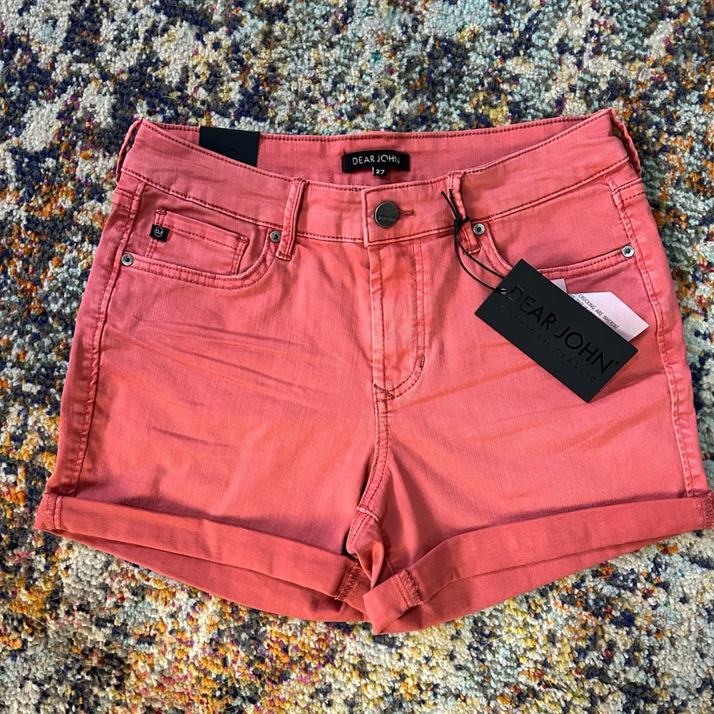 Dear John, NWT, cuffed shorts, size 27